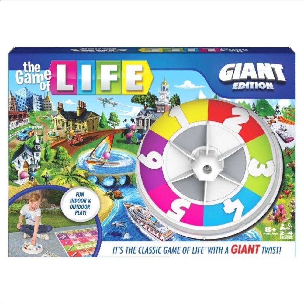 Hasbro The Game of Life Giant Edition - Multicolor